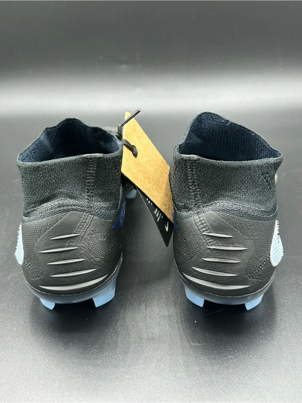 Nike Phantom 6 High Elite FG Shadow Pack Black Blue HJ2147-003 Mens Size 9